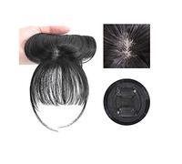 Frangia Clip Capelli Veri Clip in frangia Frangia frontale sintetica 3D Air Frangia Clip in frangia Estensioni dei capelli Parrucchino sintetico dritto Accessori for capelli naturali morbidi for donne