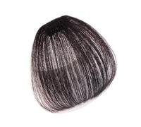 Frangia Clip Capelli Veri Frangia con clip Frangia sottile resistente al calore Frangia con frange Clip su parrucchino Un pezzo in frangia Frangia piatta naturale Estensioni dei capelli for le donne F