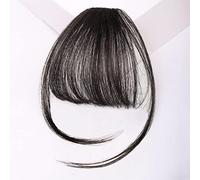 Frangia Clip Capelli Veri Frangia con clip Frangia sottile resistente al calore Frangia con frange Clip su parrucchino Un pezzo in frangia Frangia piatta naturale Estensioni dei capelli for le donne F