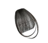 Frangia Clip Capelli Veri Frangia d'aria finta Estensione dei capelli sintetici Frangia di capelli d'aria leggera morbida Clip sull'estensione dei capelli Frangia di frangia di capelli finti lisci Fra