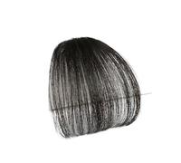 Frangia Clip Capelli Veri Frangia d'aria finta Estensione dei capelli sintetici Frangia di capelli d'aria leggera morbida Clip sull'estensione dei capelli Frangia di frangia di capelli finti lisci Fra