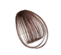 Frangia Clip Capelli Veri Frangia d'aria finta Estensione dei capelli sintetici Frangia di capelli d'aria leggera morbida Clip sull'estensione dei capelli Frangia di frangia di capelli finti lisci Fra