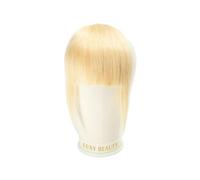 Frangia Clip Capelli Veri Frangia di capelli umani 3 clip Frangia di capelli naturali con taglio smussato 3D Clip sopra la testa nelle estensioni dei capelli Non Remy 2,5"x4,5" Nero Marrone Biondo Fra