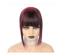Frangia Clip per capelli Capelli umani con frangia per donna Clip per frangia in frangia Pezzi di capelli con capelli diradati Posticci spessi Aggiunta di estensioni extra per capelli Clip nella fra