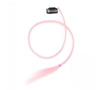 Frangia Clip per capelli Estensioni dei capelli treccia per bambini 1/2 pezzi Trecce per bambini Lato anteriore Bang 22 pollici Clip intrecciata lunga nelle estensioni dei capelli Capelli sintetici