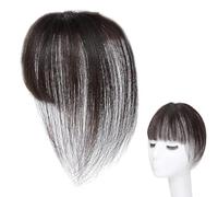 Frangia Clip - Topper Capelli Veri Invisibili per Donne,Accessorio per Capelli Traspirante Regolabile Naturale per Diradamento e Styling e Calvizie e Cosplay e Uso Quotidiano