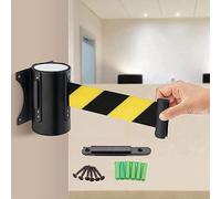 Frangia di piume, Nastro barriera, Barriera a cintura retrattile, Barriere di sicurezza for montaggio a parete Controllo della folla for parcheggi all'aperto, musei, fabbriche, cinema/5M(3m)