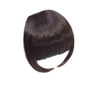 Frangia finta Clip in Bangs Estensioni dei capelli Frangia Frangia Parrucchino Frangia sintetica di alta qualità Accessori for capelli for le donne Festa quotidiana Estensioni per capelli con clip(4A)