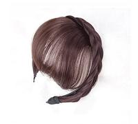 Frangia finta Frangetta for capelli Frangetta frontale Frangetta for capelli Estensioni for capelli con frangia Frangia finta sintetica Capelli Frangia ordinata con doppia fila Trecce Fascia for capel