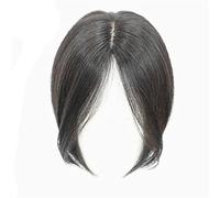 Frangia finta Frangia Clip for capelli in capelli umani Frangetta Parte centrale Frangia indiana Posticcio Capelli lisci naturali Corona Topper Clip in parte superiore Posticcio for donne con capelli