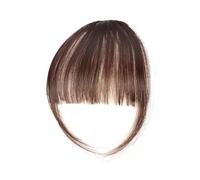 Frangia finta Frangia con clip marrone nero Estensioni dei capelli Frangia finta Capelli Frangia sottile Fermaglio for capelli Frangia con aste Posticci Frangia curva Estensioni per capelli con clip(2