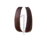 Frangia finta Frangia con clip sintetica. Taglio principessa. Frangia piatta su due lati. Estensione con clip. Frangia for capelli naturali. Parrucchino for donna Estensioni per capelli con clip(2-33)