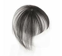 Frangia finta Frangia di capelli umani con clip superiore in topper senza cuciture ed estensione della frangia Clip di frangia naturale 3D nella frangia Pezzi di capelli brasiliani non remy for donne