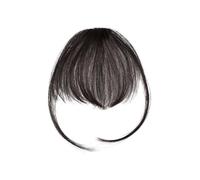 Frangia finta Parrucca Air Bangs da 3 g Parrucca umana naturale nera marrone sottile invisibile clip for parrucchino finto con frangia Estensione dei capelli umani for le donne Estensioni per capelli