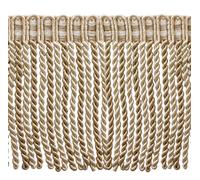 Frangia In Bullion Beige Chiaro Avorio 6" Sabbie Bianche [27 Yarde]