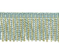 Frangia In Bullion Blu Oro Perla 3" Isola Brezza [27 Yarde]