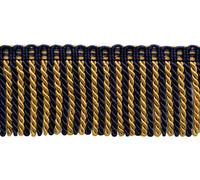 Frangia In Bullion Con Testa A Maglia, Colore# 1152 - Oro Nautico [5 Yarde]