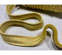 Frangia in Cotone con Nappe 30mm Rifinitura Tessile Cuscini Oro Sabbia #12