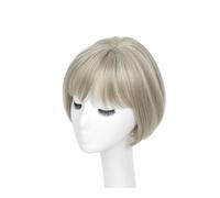 Frangia sintetica 3D invisibile senza cuciture for capelli lisci, copertura di ricambio for la testa Air Head(Lvory mix blonde)