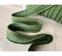 Frangia spazzola cotone nappe larghe 30 mm passamaneria tessuto cuscino - QUA...