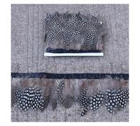 Frangiature con piume per il fai da te Frangia di piume di fagiano for abbigliamento, ricamo, artigianato, 10 m, multicolore(Color 20)