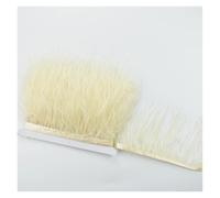 Frangiature con piume per il fai da te Frangia di piume di struzzo 2 metri 8-10 cm multicolore(Colour 14)