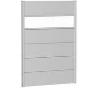 Frangivista 135 in Metallo Biohort con Elemento Vetro Grigio Quarzo Metal