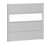 Frangivista 90 in Metallo Biohort con Elemento Vetro Grigio Quarzo Metal