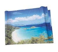 Frangivista da balcone 500x90 cm tema Mare del Sud Blu