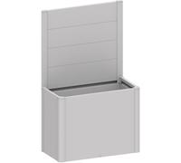 Frangivista per Aiuola Rialzata in Metallo Biohort Argento Metal