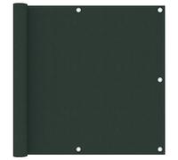Frangivista per Balcone, Verde Scuro 90x500 cm, Tessuto Oxford con Rivestimento PU, Telo Ombreggiante Esterno Impermeabile e Antivento, con Occhielli in Alluminio, per Privacy e Protezione UV