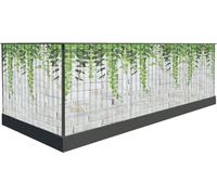 frangivista per il balcone, altezza 100 cm o altro, frangivista per balcone, frangivista (100 x 50 cm, motivo 16)