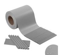 Frangivista Recinzione in PVC, Telo Oscurante per Balcone 19cm x 35m, Strisce Protezione della Privacy per Giardino Incluse 25 clip di fissaggio (GRIGIO CHIARO)