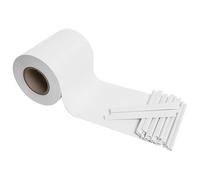 Frangivista Recinzione in PVC, Telo Oscurante per Balcone 19cm x 35m, Strisce Protezione della Privacy per Giardino Incluse 25 clip di fissaggio (BIANCO)
