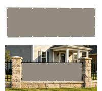 Frangivisto Balcone 1.1 x 10 m Protezione Privacy, Protezione Uv, Antivento e Impermeabile, Solare Oscurante Balcone con Fascetta per Ringhiera, Cachi