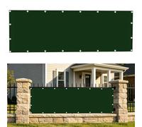 Frangivisto Balcone 1.3 x 10 m Protezione Privacy, Protezione Uv, Antivento e Impermeabile, Solare Oscurante Balcone con Fascetta per Ringhiera, Verde Scuro