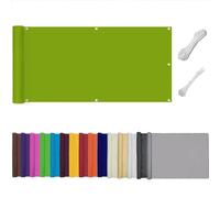 Frangivisto Balcone per Protezione,Schermo Privacy,Impermeabile Copri Ringhiera Balcone Privacy UV, Impermeabile,Resistente al Vento,per Balcone Giardino terrazza (Verde,0.6x8m)