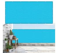 Frangivisto Balcone Protezione 95 x 300 cm HDPE Protection UV Opaque Résistant Aux Contre Vent Frangivisto Balcone, per per Esterno Terrazza, Blu Cielo