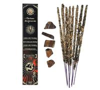 Frangrance & Sens - Incenso Bastoncini Naturali Vaniglia, Artigianali Fatti a Mano, Incluse Vere Pietre Occhio di Tigre, Lunga Durata (circa 75min), 20gr