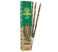 Frangrances & Sens HERBIO - Incenso Bastoncini Naturali al Patchouli Ecologici Certificati, Artigianali Fatti a Mano, Lunga Durata(~75 Min), 20gr