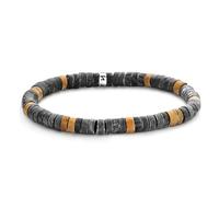 Frank 1967 7FB-0430 - Bracciale naturale elasticizzato con grijs/geel