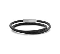 Frank 1967 - 7FB-0752-42 - Bracciale dubele per imparare Heren - Matt Zwart - 42 cm, 42, Lega di acciaio, Nessuna pietra preziosa