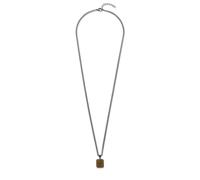 Frank 1967 - 7FN-0065 - ketting heren met hanger - tijgeroog - 60 cm, 60, Lega di acciaio, Nessuna pietra preziosa