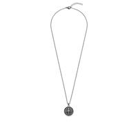 Frank 1967 - 7FN-0067 - ketting heren met hanger - Compas - 50 + 3,5 cm, 53,5, Lega di acciaio, Nessuna pietra preziosa