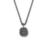 Frank 1967 Zodiac ketting - 60 cm - bianco, 60, Lega di acciaio, Nessuna pietra preziosa