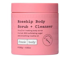 Frank Body Rosehip Body Scrub + Cleanser 250 g