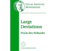 Frank den Hollander Large Deviations (Tascabile) Fields Institute Monographs