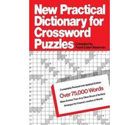 Frank Eaton Newman New Practical Dictionary for Crossword Puzzles (Tascabile)