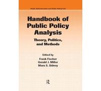 Frank Fischer Handbook of Public Policy Analysis (Copertina rigida)