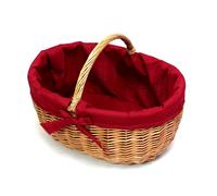 Frank Flechtwaren Cestino Acquisti Rote Schleife 106575 Verdure Cesto di Cimini